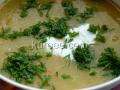 Суп-крем из шампиньонов с зеленью