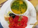 Французский суп с овощами и плавленным сыром