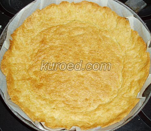 Эльзасский яблочный пирог, пошаговое приготовление - испечь песочную корзиночку