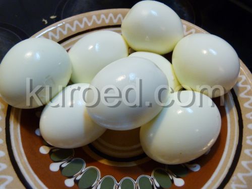 Фаршированные яйца, пошаговое приготовление - яйца, сварить вкрутую