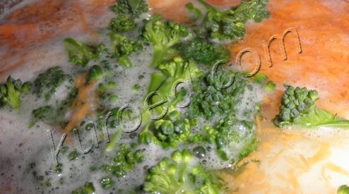 Диетический картофельный суп с брокколи