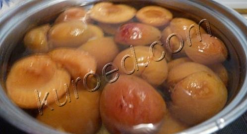 Кисель из абрикос, пошаговое приготовление - Замороженные абрикосы в воде