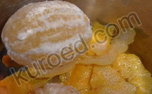 Песочный пирог с лимонной начинкой, приготовление  - почистить лимоны
