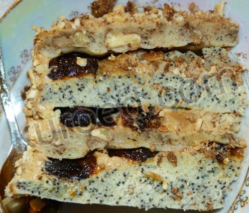 Торт с маком и грецкими орехами - рецепты с фото