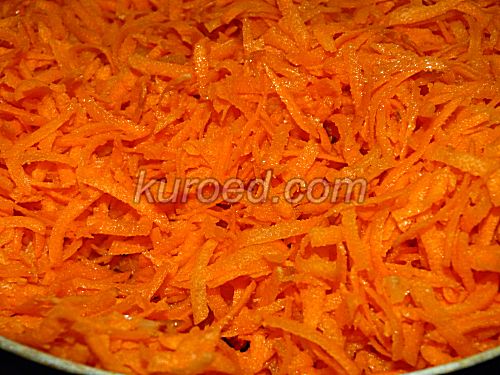 Тушеная морковь, пошаговое приготовление