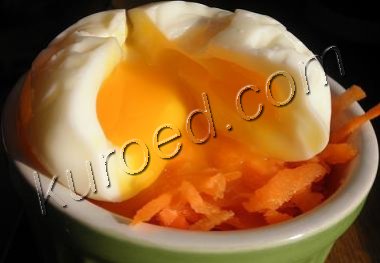 Салат из моркови с яйцом 